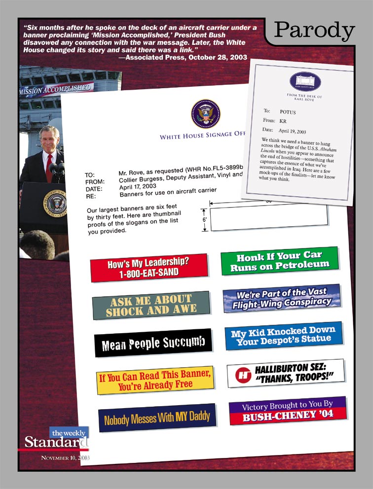 Scratching “Mission Accomplished.”