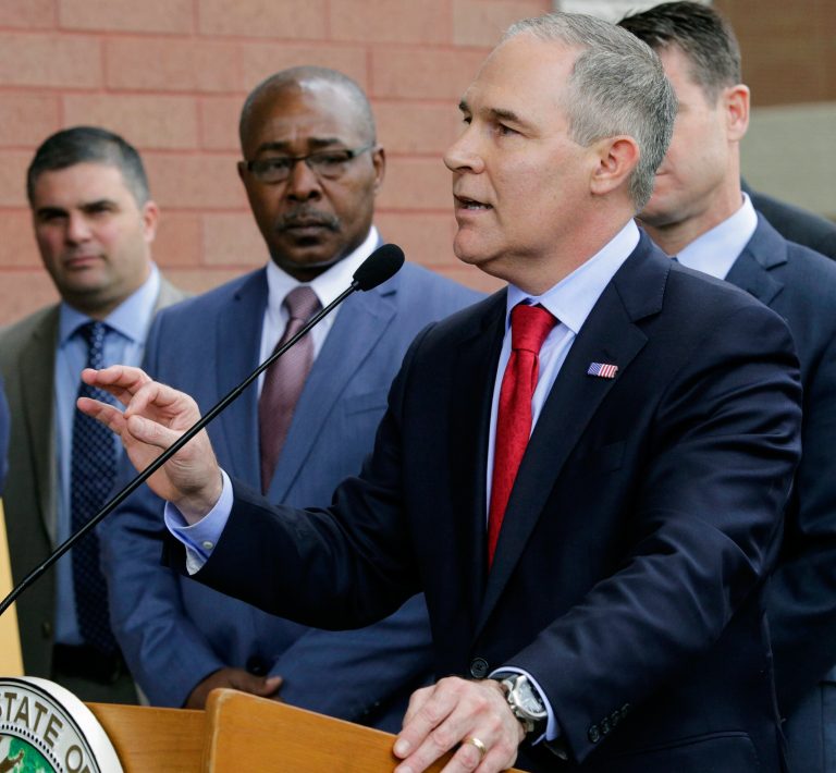 The Environmental Protection Agency, under Administrator Scott Pruitt, released its proposal to remove the 2014 Obama-era plan that blocked the Pebble Mine on the basis of the potential impact it would have on water quality and the number of salmon that indigenous populations rely upon in that part of the state. (AP Photo/Teresa Crawford)