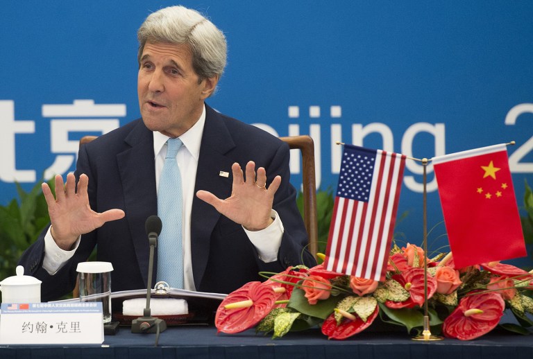 Secretary of State John Kerry may skip an invitation to testify before Congress about how a 2013 press briefing video was edited to remove a key discussion about the Iran nuclear agreement. (Saul Loeb, Pool Photo via AP)