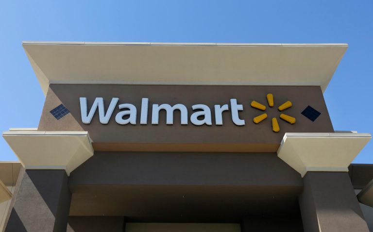 The sign of a Walmart store in San Jose, Calif. (AP/Jeff Chiu)