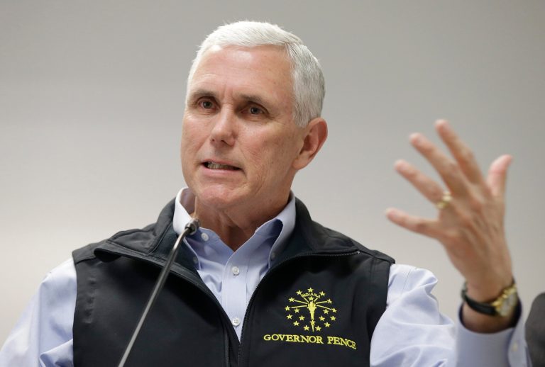 Indiana Republican Gov. Mike Pence signed into law the controversial 