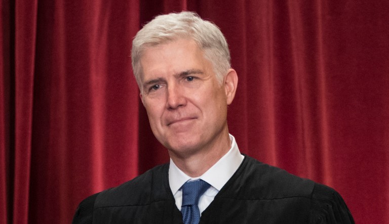Supreme Court Justice Neil Gorsuch will replace Justice Anthony Kennedy at the 9th Circuit Judicial Conference on Monday. (AP Photo/J. Scott Applewhite)