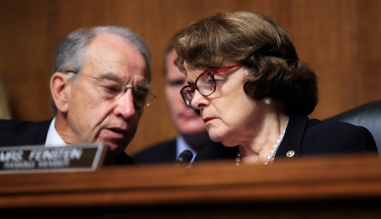 Senate Judiciary Committee Chairman Sen. Charles Grassley, R-Iowa, and, Sen. Dianne Feinstein, D-Calif., are split on more than just conservative Thomas Farr's nomination to fill the judicial vacancy in North Carolina's Eastern District. Farr's nomination has become wrapped up in the battle over the Judiciary Committee's 