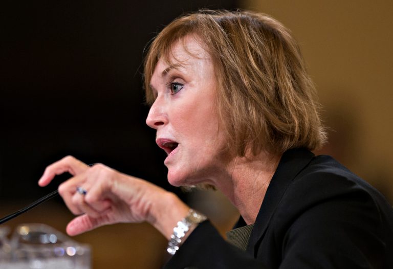 MarilynÃÂ Tavenner, the administrator of the Centers for Medicare and Medicaid Services, testifies on Capitol Hill onOct. 29. (AP/J. Scott Applewhite)