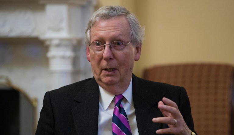 Senate Majority Leader Mitch McConnell, R-Ky., said the fiscal 2018 government funding bill should add extra money for military spending, which he said has been 