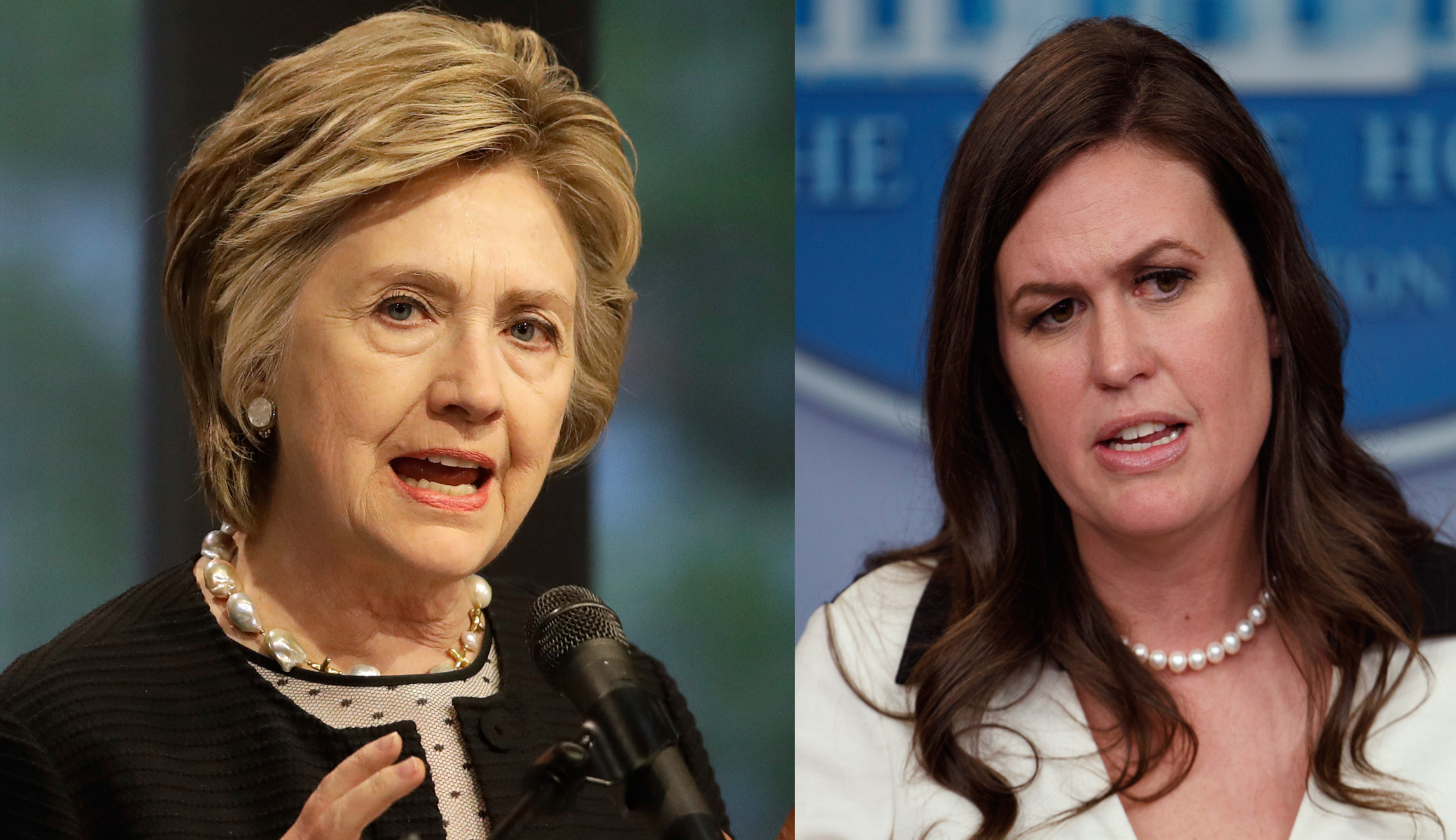 Hillary Clinton: ‘I don’t pay much attention’ to Sarah Sanders