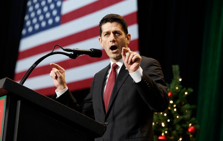 House Speaker Paul Ryan on Friday slammed Rep. Tulsi Gabbard, D-Hawaii, for taking an unsanctioned trip to Syria in which she met with President Bashar Assad, who many policymakers in the U.S. believe is guilty of war crimes against his own people. (AP Photo/Evan Vucci)