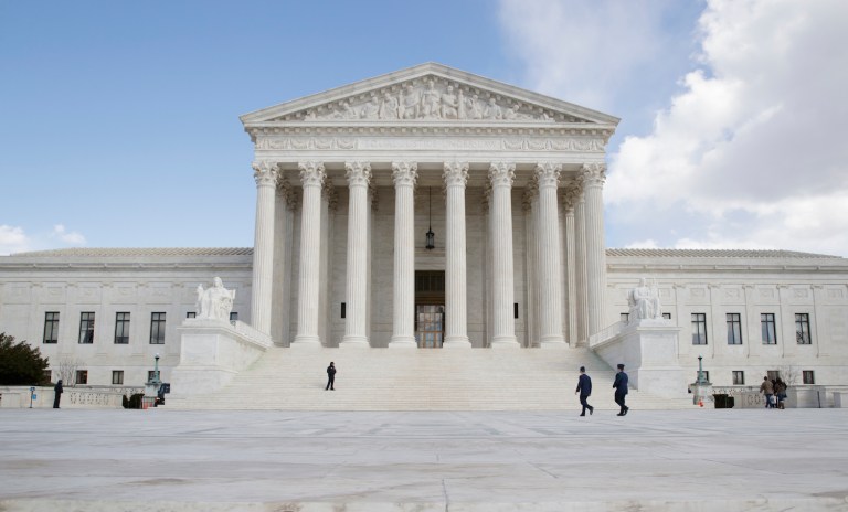 Chief Justice John Roberts and Justices Samuel Alito and Clarence Thomas dissented. (AP Photo/J. Scott Applewhite)