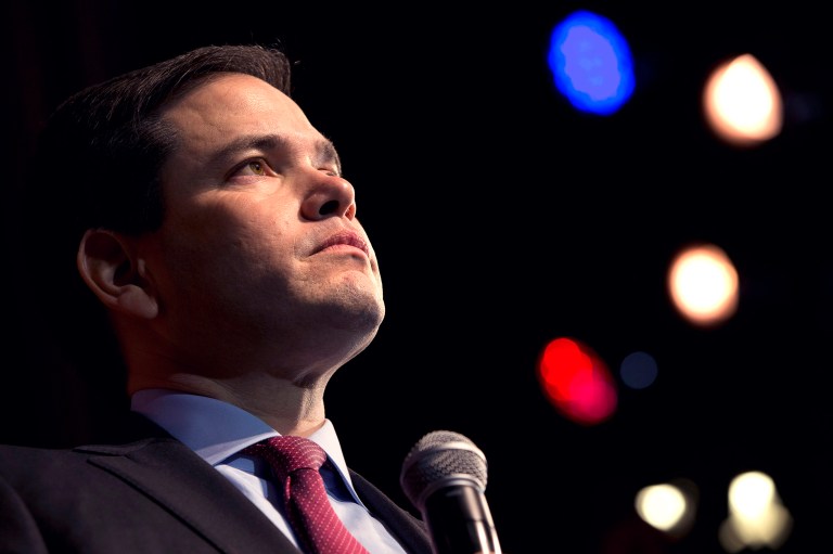 Republican presidential candidate Sen. Marco Rubio has waffled in his support for the Republican nominee ever since the New York businessman knocked him out of the 2016 primary by defeating him in his home state on March 15. (AP Photo/Jacquelyn Martin)