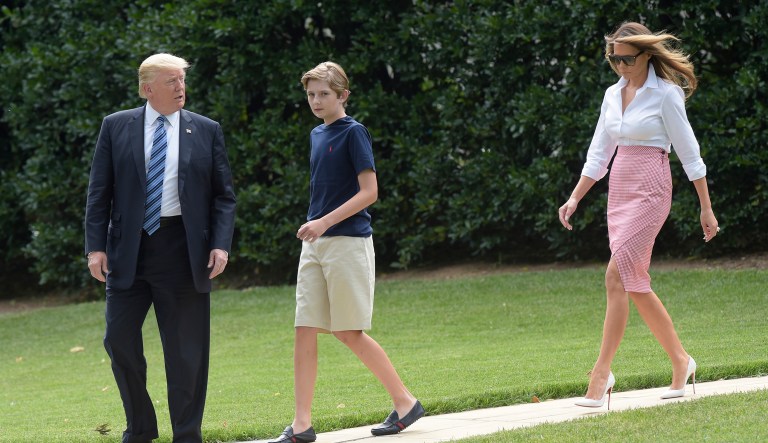 Trump's youngest son 