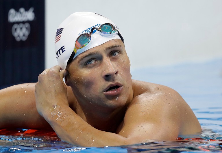 The State Department encouraged U.S. Olympic swimmer Ryan Lochte to comply with a pending Brazilian request to return to Rio and testify about his debunked claim that he was robbed during the Olympics. (AP Photo/Michael Sohn, File)