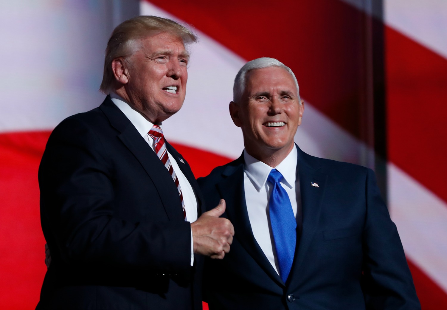 Pence lauds Trump during meeting with Republicans, suggests ‘they speak often’ and maintain ‘personal friendship’