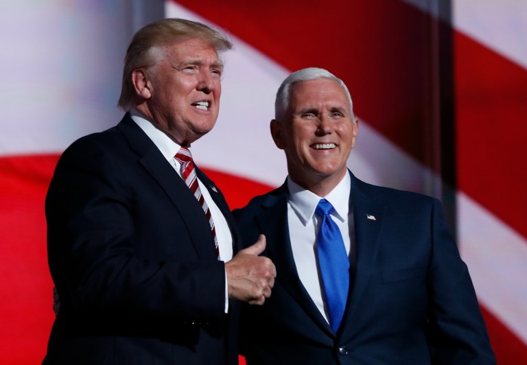 Mike Pence threw Donald Trump a lifeline Tuesday night. Will he take it? (AP Photo/Carolyn Kaster)