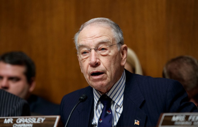 Senate Judiciary Committee Chairman Chuck Grassley, R-Iowa, will tell Judge Neil Gorsuch not to 