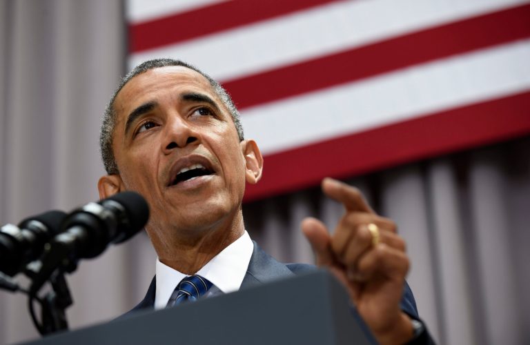President Obama speaks about the nuclear deal with Iran, Wednesday, Aug. 5, 2015, at American University in Washington. (AP Photo/Susan Walsh)