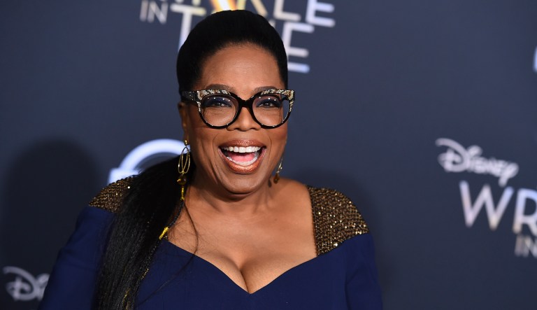 Oprah Winfrey was considered a possible 2020 contender after her emotional speech at the Golden Globes in January. She said the speech prompted billionaires to offer massive donations if she decided to enter the race against President Trump. (Photo by Jordan Strauss/Invision/AP)