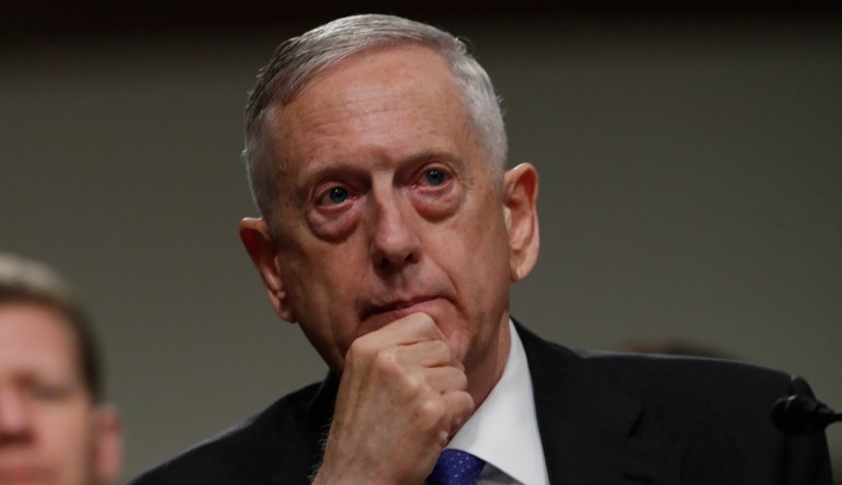 Mattis said he would not speculate on any military response to North Korea firing missiles in the vicinity of Guam and that any decision would be up to President Trump. (AP Photo/Jacquelyn Martin, File)