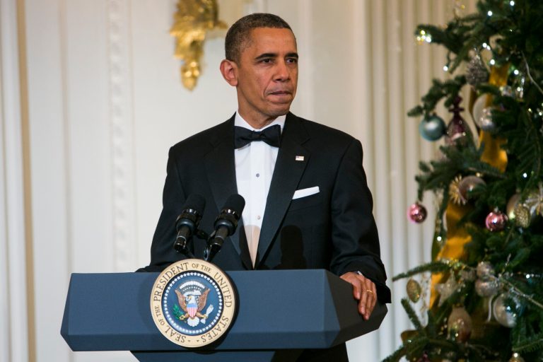 President Obama's approval rating has sunk by a double-digit margin among Hispanics, a recent Gallup poll has found. The president's approval has gone from 75 percent in December 2012 to just 52 percent last month. (Photo by Kristoffer Tripplaar-Pool/Getty Images)