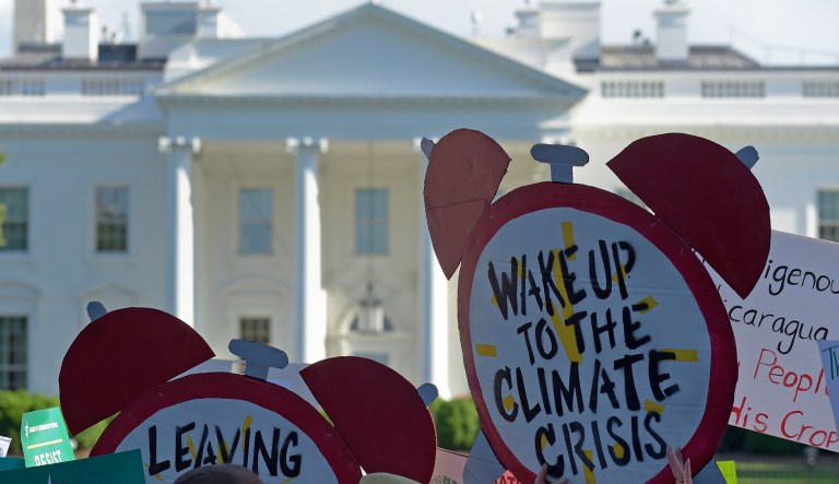 Although President Trump has sought to roll back the Clean Power Plan, the move is in the proposed rule stage and has not been been implemented by the Environmental Protection Agency. Until it is a final regulation, courts may not have room to rule on the litigation. (AP Photo/Susan Walsh)