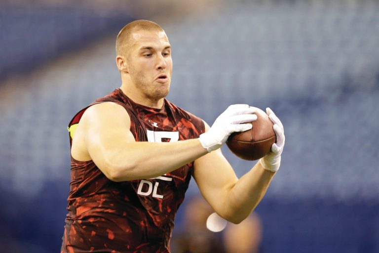 Michael Conroy/AP
German-born defensive lineman Bjoern Werner is considered a top-five prospect for the NFL Draft.