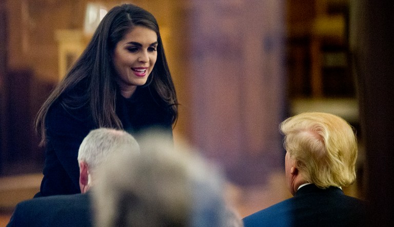 Hope Hicks was one of just three 