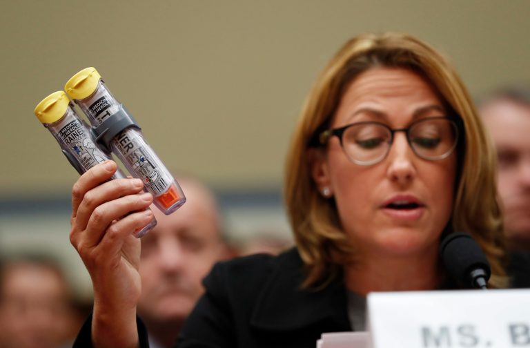 Earlier this week, the House Oversight Committee called for more information on the profit Mylan has made from EpiPens after being stymied by CEO Heather Bresch in a hearing last month. (AP Photo)