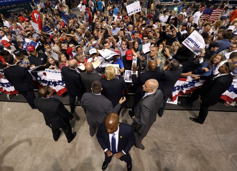 Many of those in Maryland, Connecticut and Pennsylvania who picked Donald Trump were moderates. (AP Photo/Mel Evans)
