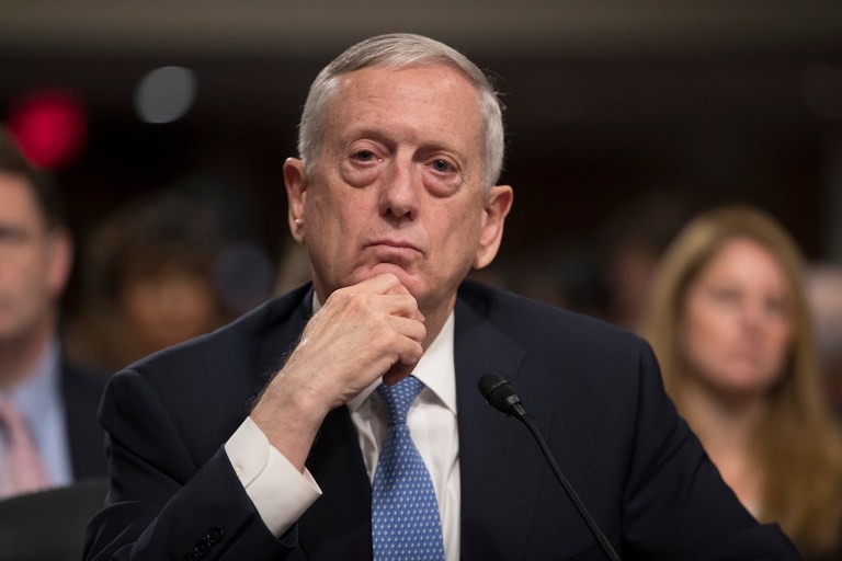 Defense Secretary James Mattis has ordered a review of the two expensive Pentagon acquisition programs that have come under scrutiny from President Trump. (AP Photo/J. Scott Applewhite)