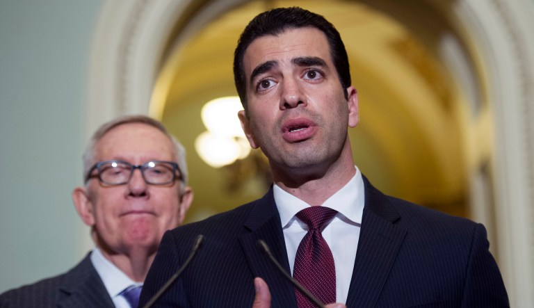 Rep. Ruben Kihuen, D-Nev., now faces accusations of sexual misconduct from two different women. House Minority Leader Nancy Pelosi, D-Calif., has asked him to step down. He has not. (AP Photo/Cliff Owen,File)