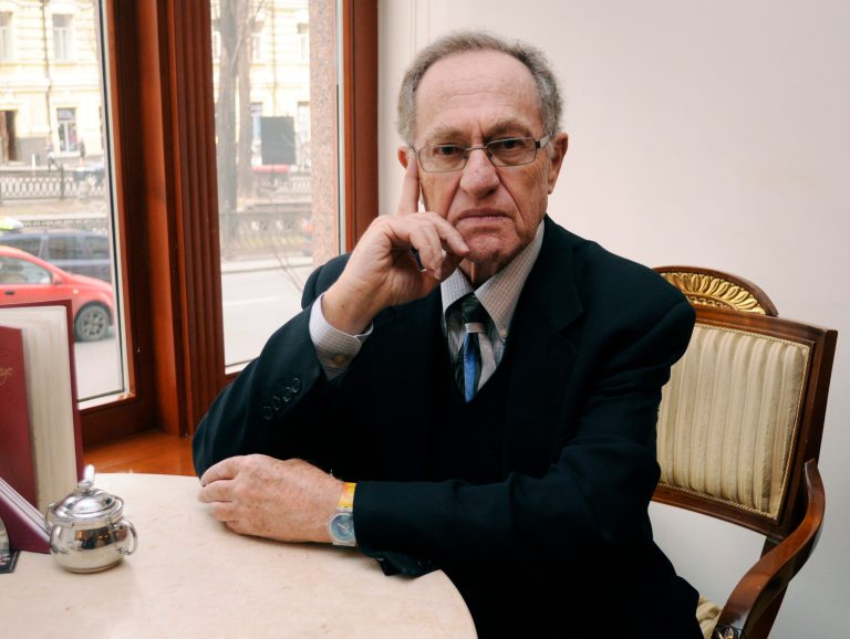 Unlike other celebrities and politicians who have allowed sexual assault accusations to ruin their careers, attorney Alan Dershowitz is fighting back early -- and hard. (AP Photo/Sergei Chuzavkov)
