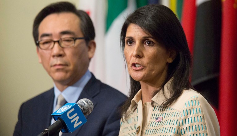 The American ambassador to the United Nations said on CBS Sunday that China has been 