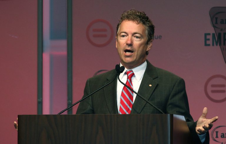 The inclusion of Sen. Rand Paul, R-Ky., among the top tier of possible 2016 presidential candidates has been premised in part on the perception that the Republican electorate has been moving closer to his noninterventionist views on foreign policy. (AP Photo)