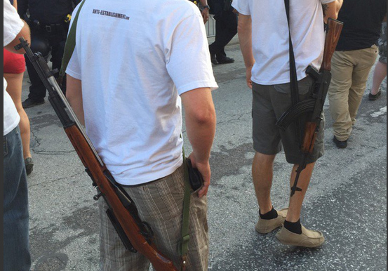 It’s open carry season for gun owners at Trump’s Dallas rally