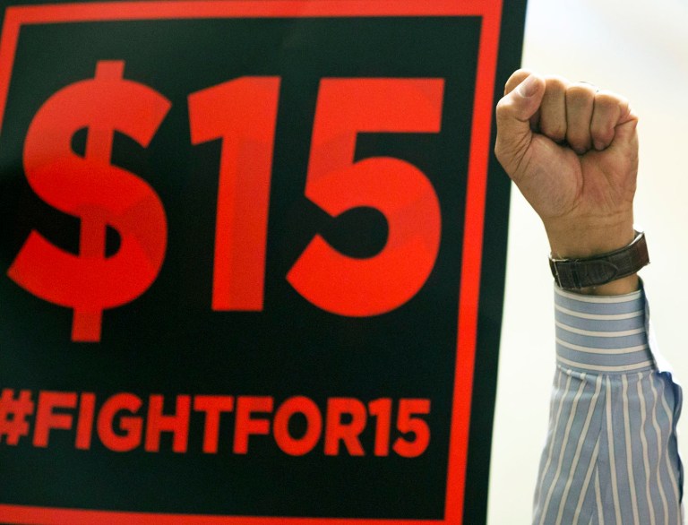 The hike to $15 an hour would make it the highest state rate in the nation. (AP Photo/Mike Groll, File)