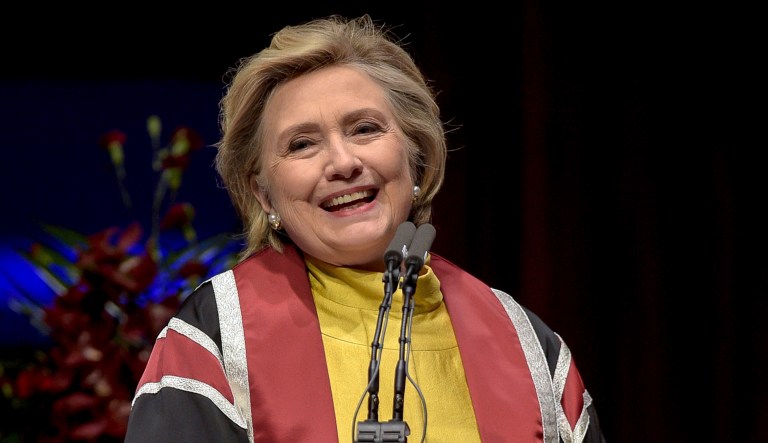 Former DNC chairwoman admitted in a bombshell op-ed Thursday that Hillary Clinton's campaign ran the DNC several months before she secured the nomination. (Ben Birchall/PA via AP)