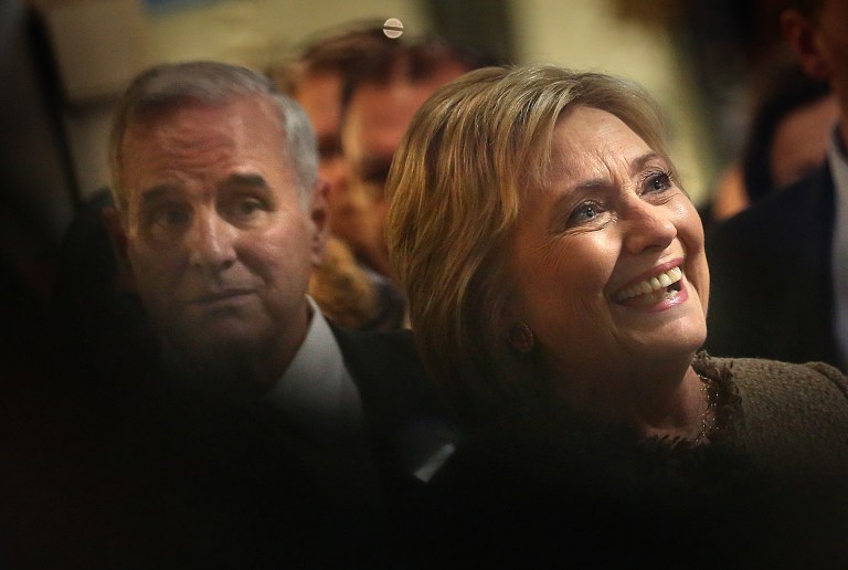 Democratic presidential candidate Hillary Clinton scored her first win of Super Tuesday in Virginia, beating Bernie Sanders. (Jim Gehrz/Star Tribune via AP)