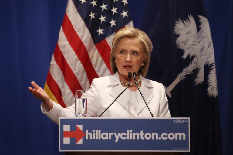 Hillary Clinton will attend over 26 fundraisers between Monday and July 3, according to reports, as part of a whirlwind fundraising tour as the quarter comes to a close. (Getty Images)