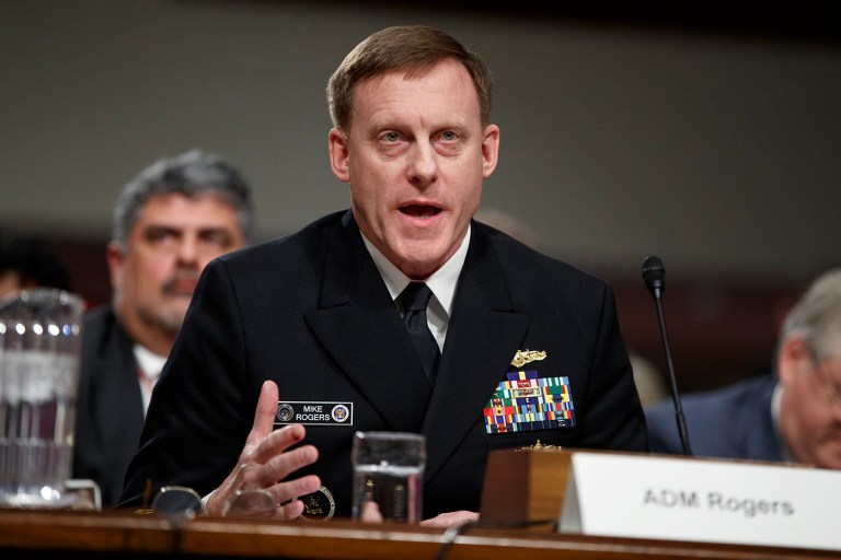 Adm. Mike Rogers said the agency witnessed Moscow 