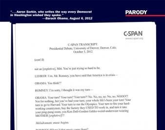 ‘The American President’ visits ‘The Newsroom’