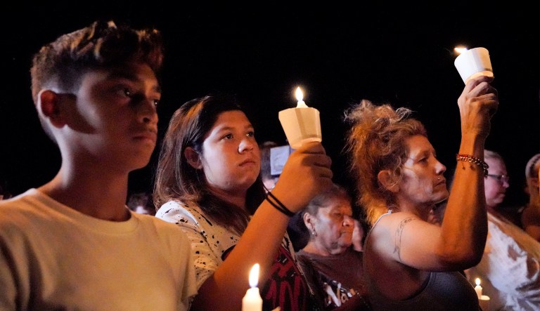 Given that the shooting in Texas on Sunday took place in a church, anger over calls to prayer appeared to escalate, with some in the media pointing to the location of the crime as proof that prayer is useless under such circumstances. (AP Photo/Darren Abate)