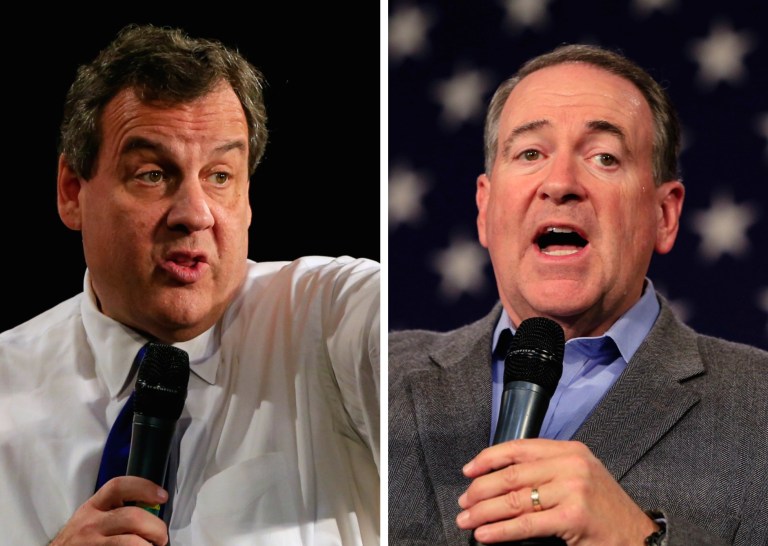 Lindsey Graham and George Pataki were eliminated from Tuesday's undercard debate. (AP Photos)