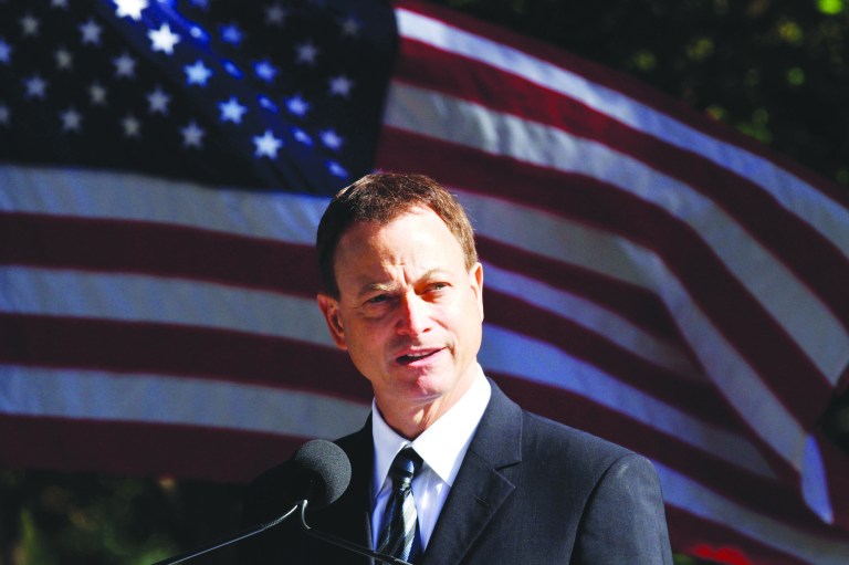 Jacquelyn Martin/AP file
Actor Gary Sinise was honored by the Easter Seals on Tuesday for his advocacy work for wounded veterans.