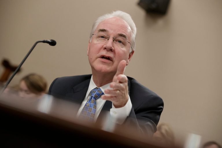 The statement from Health and Human Services, headed by Secretary Tom Price, comes as Obamacare insurers want to know whether the payments will continue into next year. (AP Photo/J. Scott Applewhite)