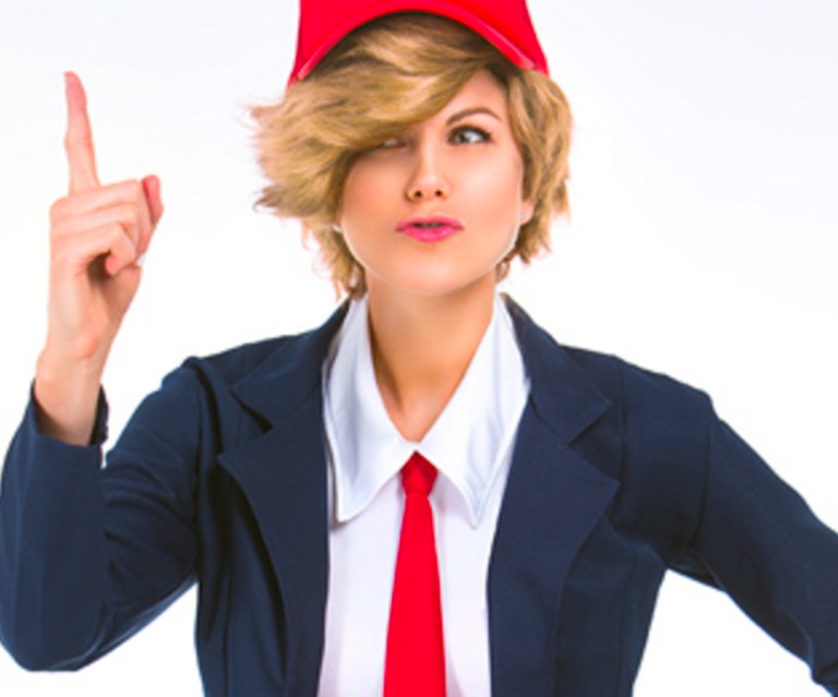 $86.95: Price of the Donna T. Rumpshaker costume (aka sexy Donald Trump) on Yandy.com. 