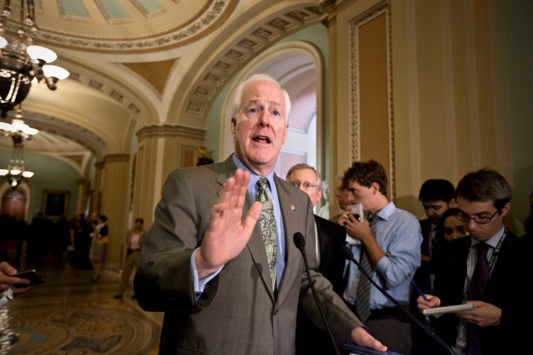 Sen. John Cornyn, R-Texas, seems to already be willing to vote for final passage of the Gang of Eight immigration bill if some minor tweaks are made to the current bill. (AP Photo/J. Scott Applewhite)