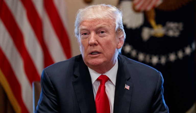 By tying NAFTA renegotiations to proposed steel and aluminum tariffs on Twitter this morning, President Trump shoved the agriculture industry directly into the crossfire. (AP Photo/Evan Vucci)