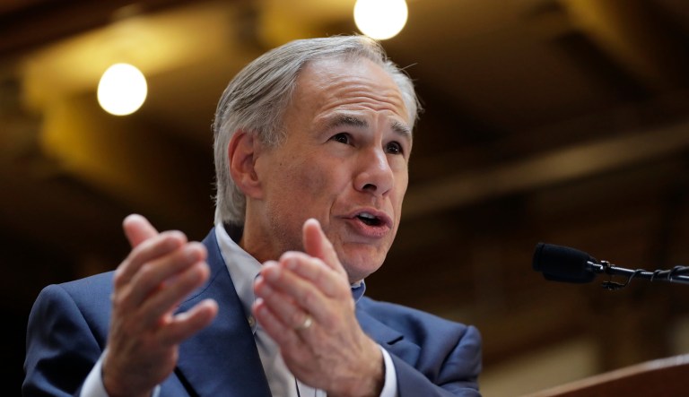 It's disorienting for Texans that our current Republican Gov. Greg Abbott projects such a fearful, passive-aggressive profile. (AP Photo/Eric Gay)