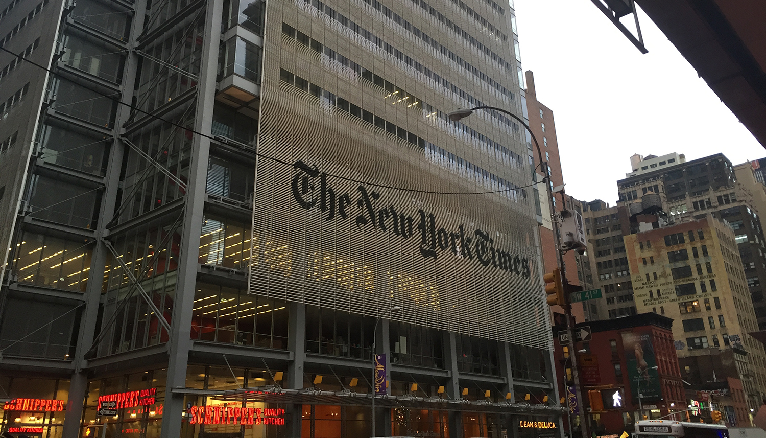 Trump: ‘Somebody with aptitude and conviction should buy’ the New York Times