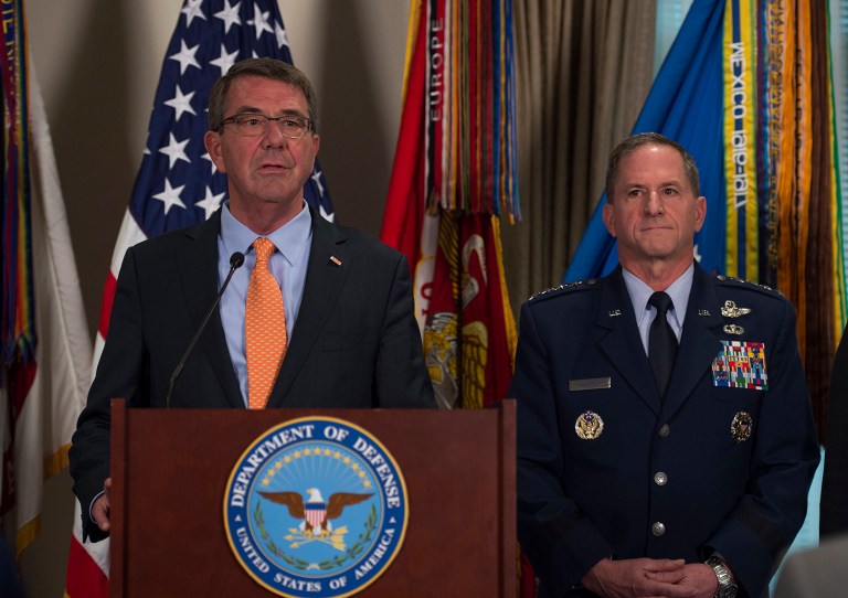 Defense Secretary Ash Carter has praised Goldfein saying, 