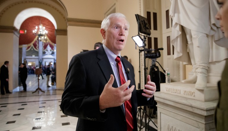 Rep. Mo Brooks, R-Ala., said Friday that it's time for new leadership in the Senate after Majority Leader Mitch McConnell, R-Ky., failed to bring a healthcare reform bill over the finish line. (AP Photo/J. Scott Applewhite, file)
